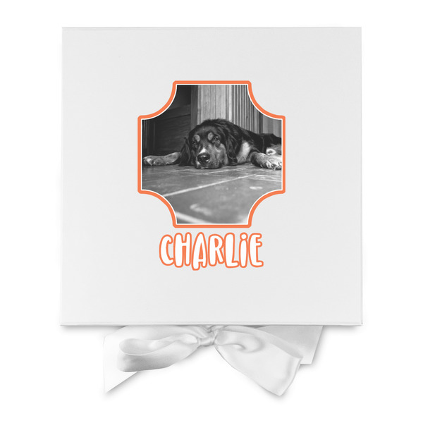 Pet Photo Gift Boxes with Magnetic Lid - White - Approval