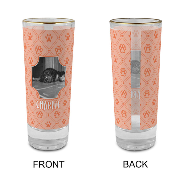 Pet Photo Glass Shot Glass - 2 oz - Single - APPROVAL