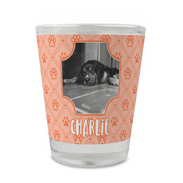 Custom Pet Photo Glass Shot Glass - 1.5 oz - Set of 4