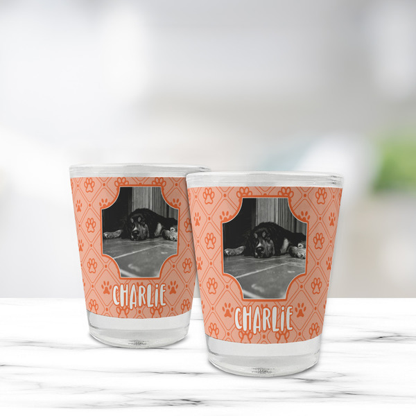 Pet Photo Glass Shot Glass - Standard - LIFESTYLE