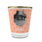 Pet Photo Glass Shot Glass - 1.5 oz - with Gold Rim - Set of 4