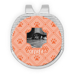 Pet Photo Golf Ball Marker - Hat Clip - Silver
