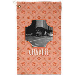 Pet Photo Golf Towel - Poly-Cotton Blend - Large