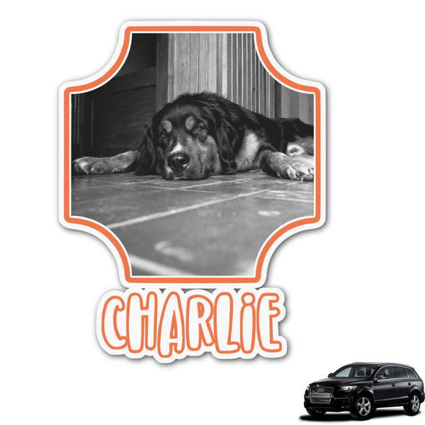 Custom Pet Photo Graphic Car Decal (Personalized)