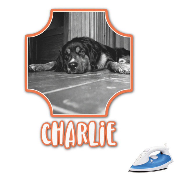 Custom Pet Photo Graphic Iron On Transfer - Up to 9"x9" (Personalized)