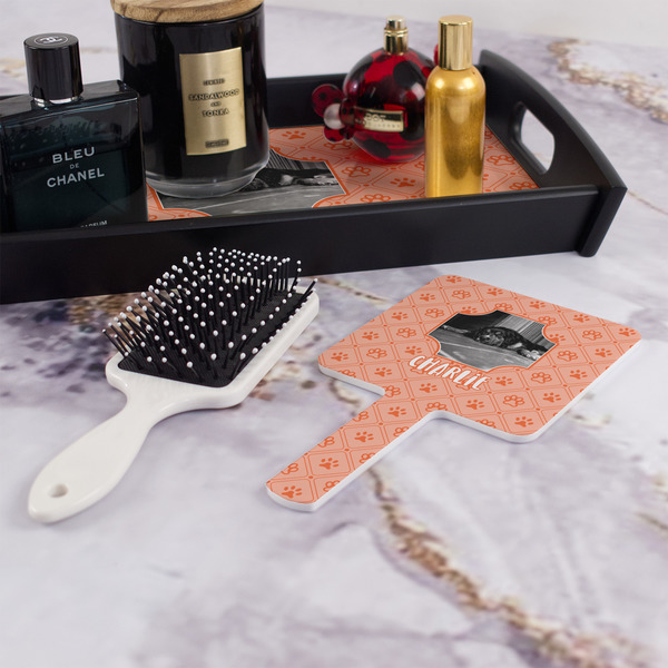 Pet Photo Hand Mirror - With Hair Brush