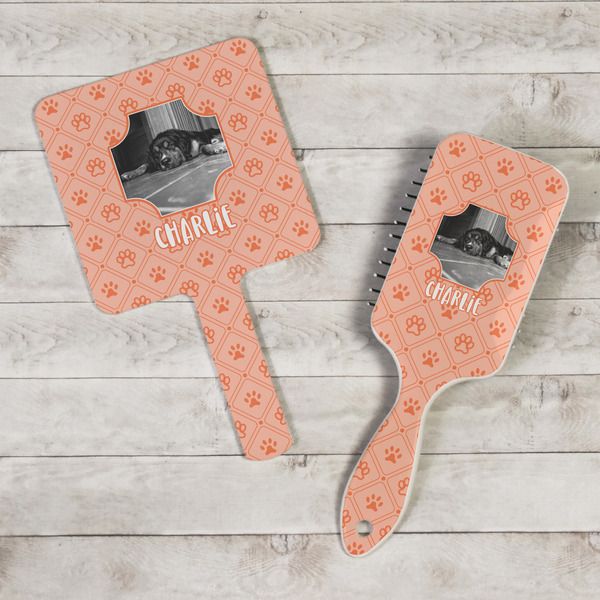 Pet Photo Hand Mirrors - In Context