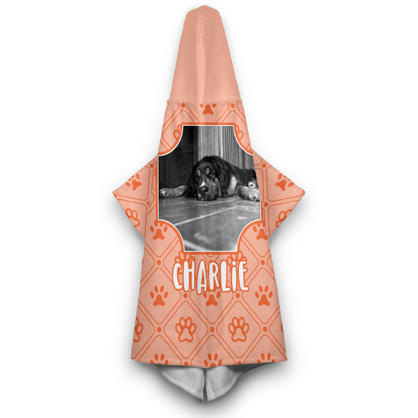 Pet Photo Hooded Towel - Hanging