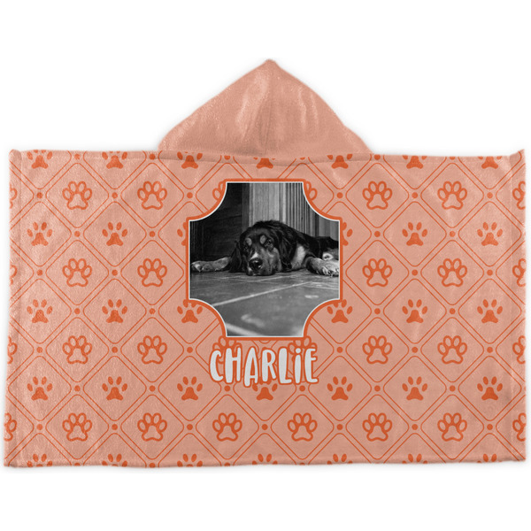Custom Pet Photo Kids Hooded Towel (Personalized)