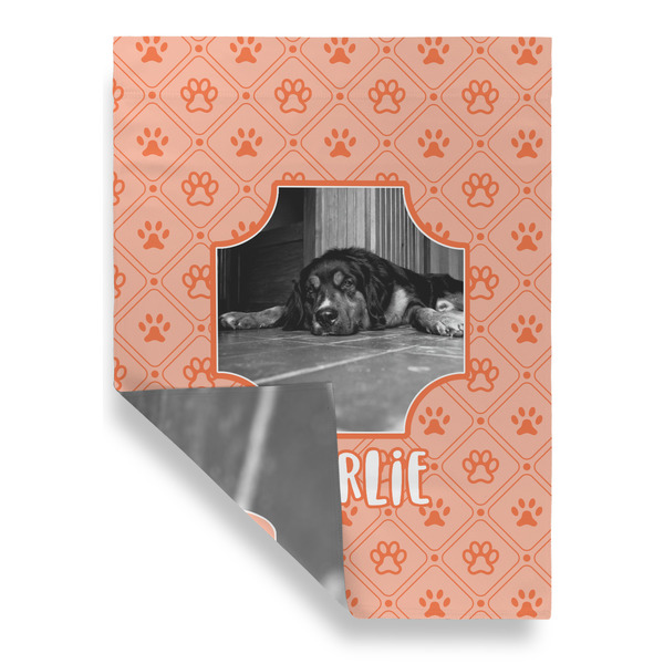 Pet Photo House Flags - Double Sided - FRONT FOLDED