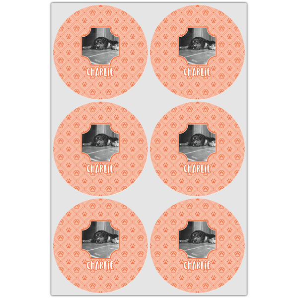 Pet Photo Icing Circle - Large - Set of 6