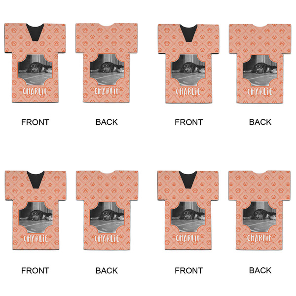 Pet Photo Jersey Bottle Cooler - Set of 4 - APPROVAL