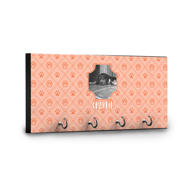 Pet Photo Key Hanger - Front View with Hooks