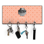 Pet Photo Key Hanger w/ 4 Hooks w/ Graphics and Text