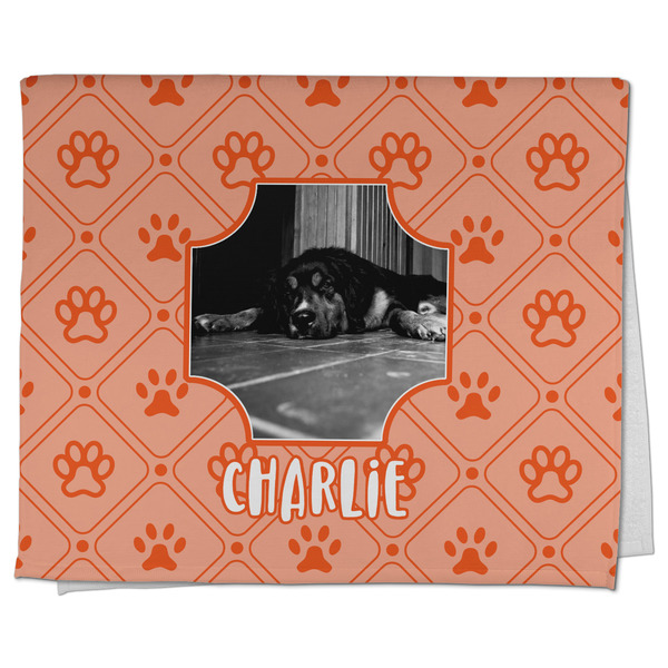 Custom Pet Photo Kitchen Towel - Poly Cotton