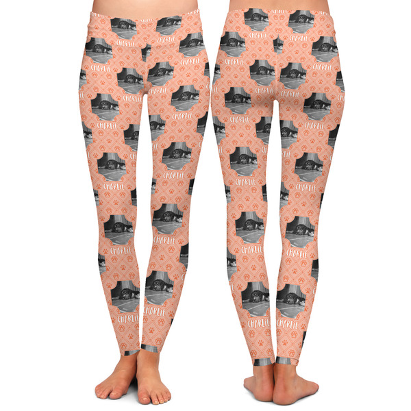 Pet Photo Ladies Leggings - Front and Back