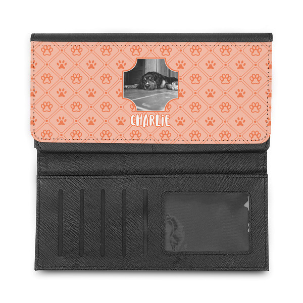Pet Photo Ladies Wallet - Half Way Open