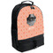 Pet Photo Large Backpack - Black - Angled View