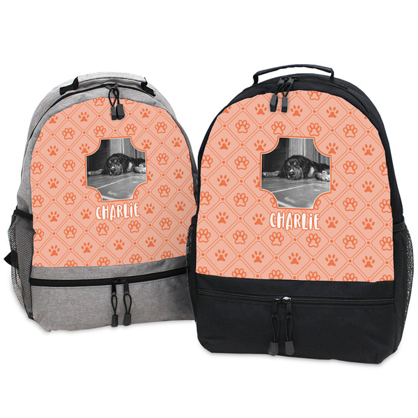 Pet Photo Large Backpacks - Both