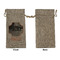 Pet Photo Large Burlap Gift Bags - Front Approval