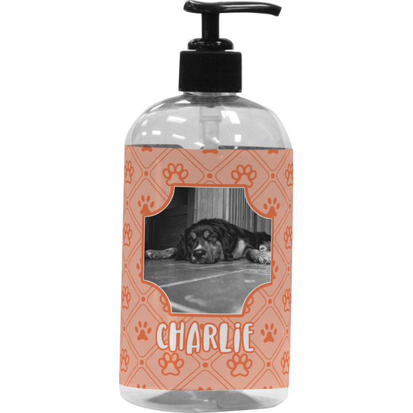 Custom Pet Photo Plastic Soap / Lotion Dispenser (Personalized)