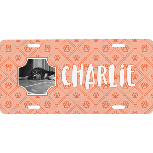 Custom Pet Photo Front License Plate (Personalized)