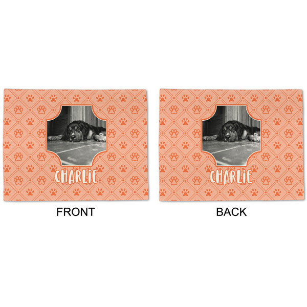 Pet Photo Linen Placemat - APPROVAL (double sided)