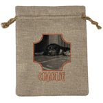 Pet Photo Burlap Gift Bag