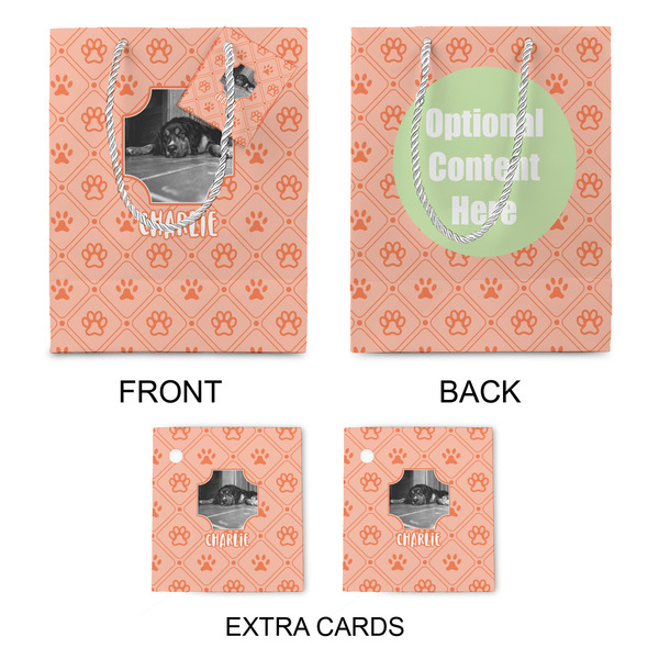 Pet Photo Medium Gift Bag - Approval