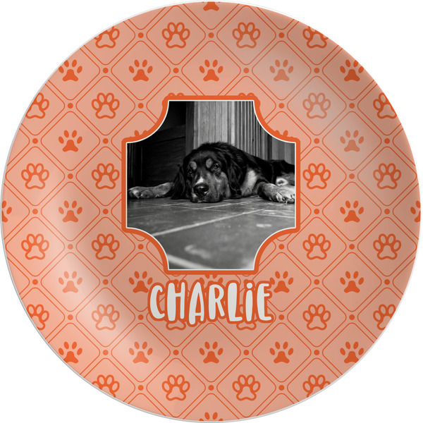 Custom Pet Photo Melamine Plate - 10" (Personalized)