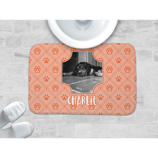 Pet Photo Memory Foam Bath Mat - LIFESTYLE 34x21