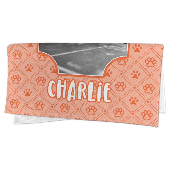 Pet Photo Microfiber Dish Rag - FOLDED (half)