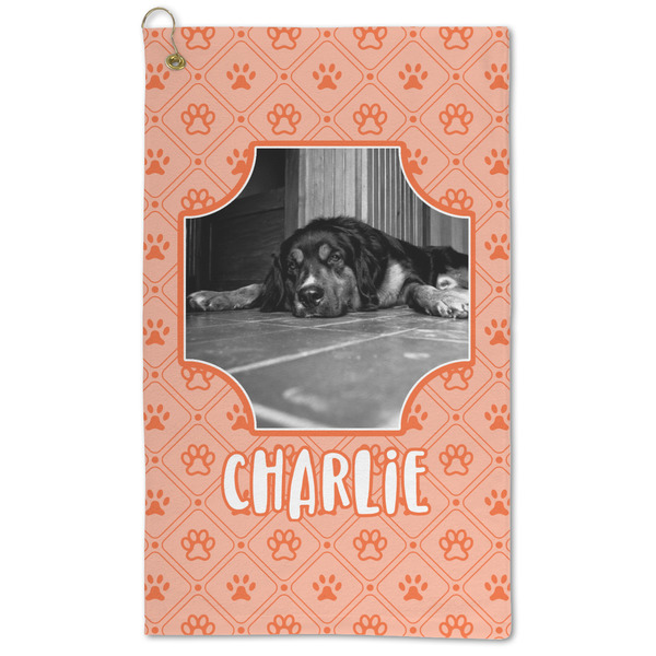 Custom Pet Photo Microfiber Golf Towel - Large