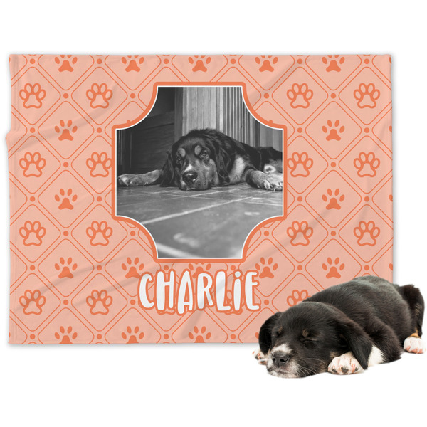 Custom Pet Photo Dog Blanket - Regular (Personalized)