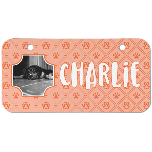 Pet Photo Mini Bicycle License Plate - Two Holes