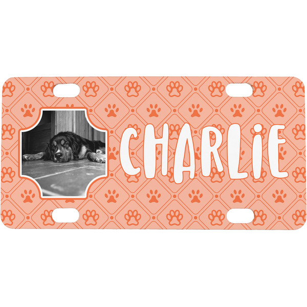 Custom Pet Photo Mini/Bicycle License Plate