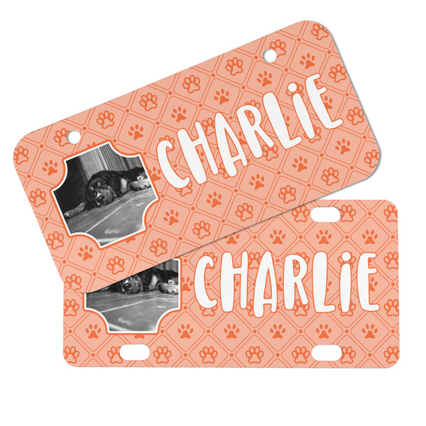 Pet Photo Mini License Plates - MAIN (4 and 2 Holes)