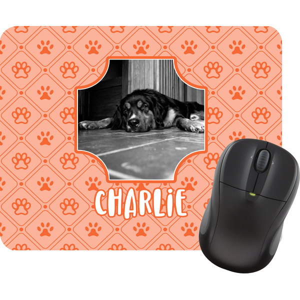Custom Pet Photo Rectangular Mouse Pad (Personalized)