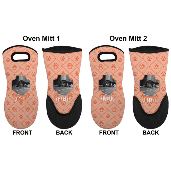 Pet Photo Neoprene Oven Mitt - Set of 2 - Approval
