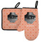 Pet Photo Left Oven Mitt & Pot Holder Set