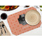 Pet Photo Octagon Placemat - Single front (LIFESTYLE) Flatlay