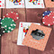 Pet Photo On Table with Poker Chips