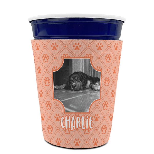 Pet Photo Party Cup Sleeves - without bottom - FRONT (on cup)