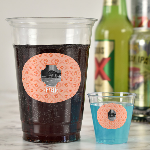 Pet Photo Party Cups - 16oz - In Context