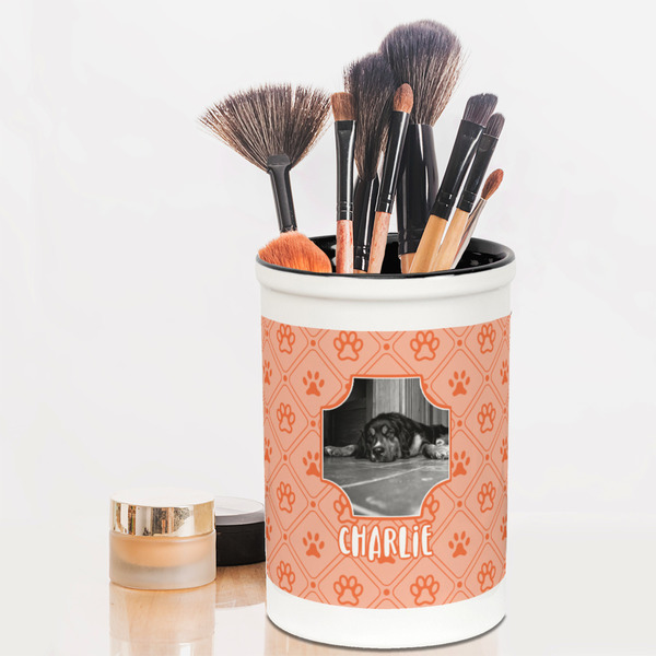 Pet Photo Pencil Holder - LIFESTYLE makeup