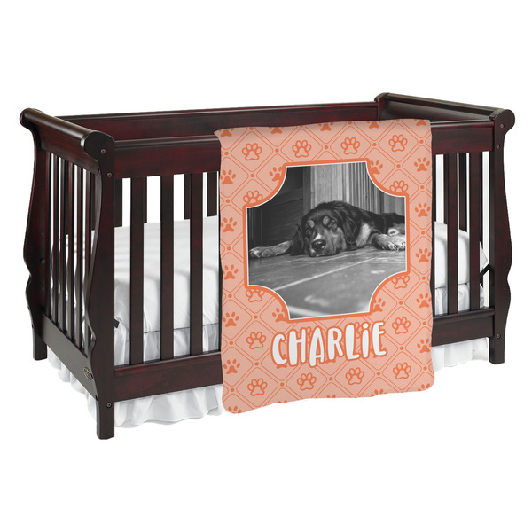 Custom Pet Photo Baby Blanket (Single Sided) (Personalized)