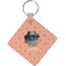 Pet Photo Diamond Plastic Keychain