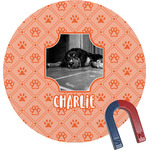 Pet Photo Round Fridge Magnet