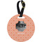 Pet Photo Personalized Round Luggage Tag