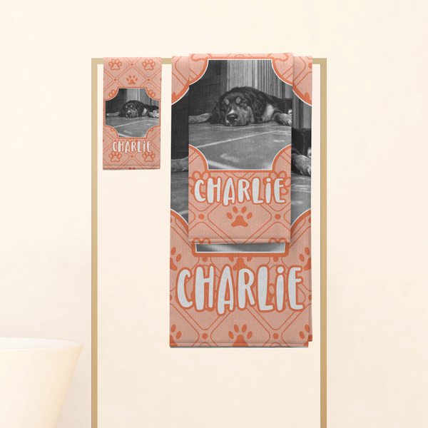Pet Photo Personalized Towel Set